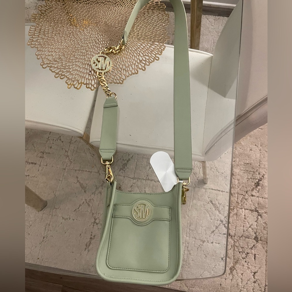 Gold and Green Steve Madden Crossbody